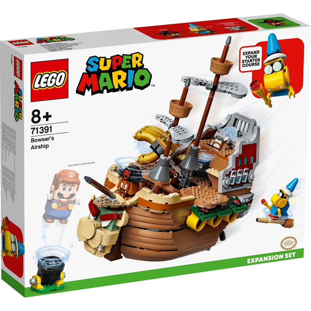 LEGO Super Mario Bowser's Airship Expansion Set Toy (71391) Image 1