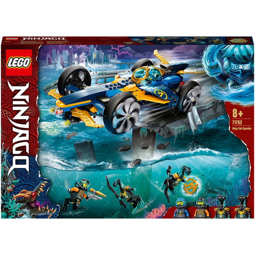 LEGO Ninjago Le bolide ninja sous-marin (71752) Image 1