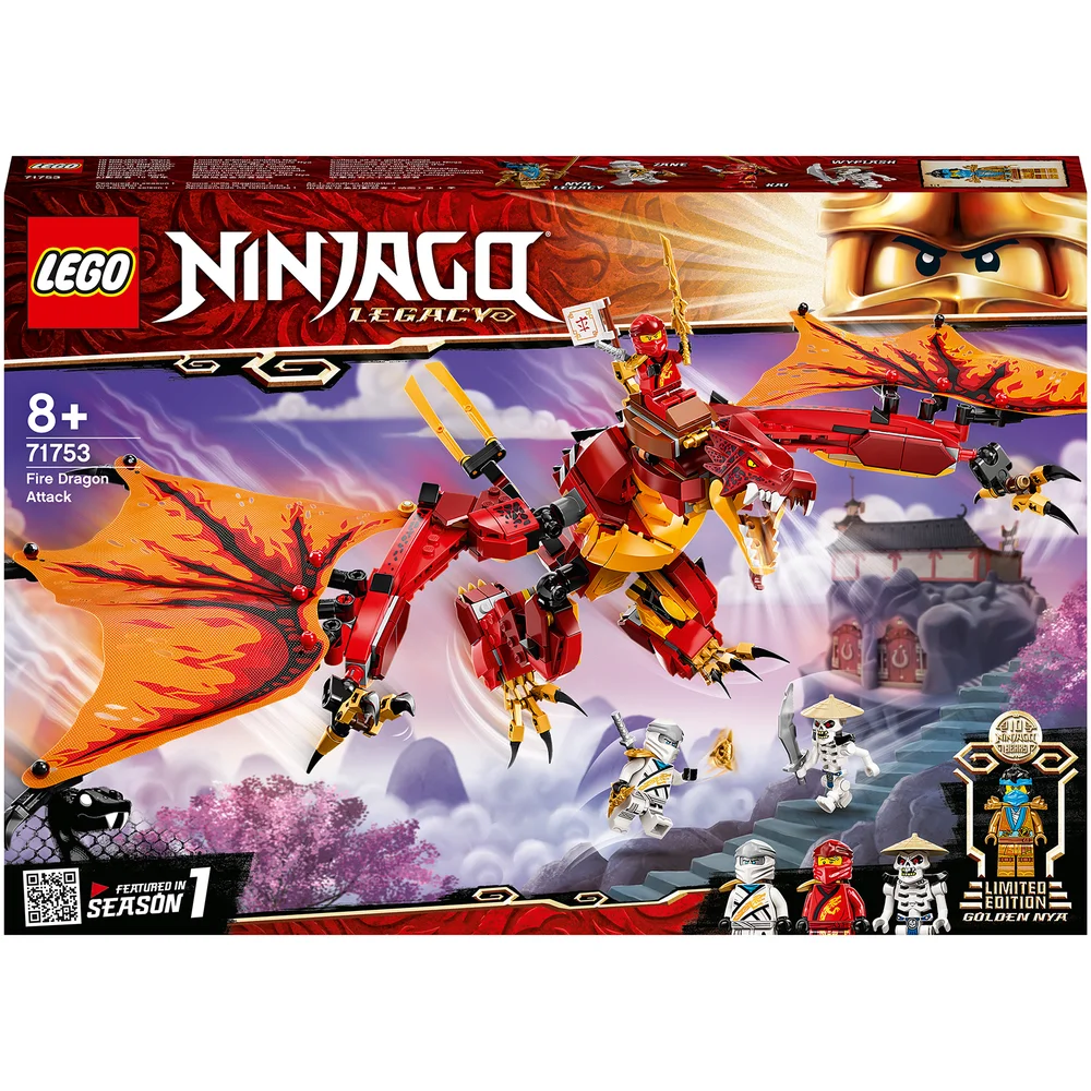 LEGO Ninjago L'attaque du dragon de feu (71753) Image 1