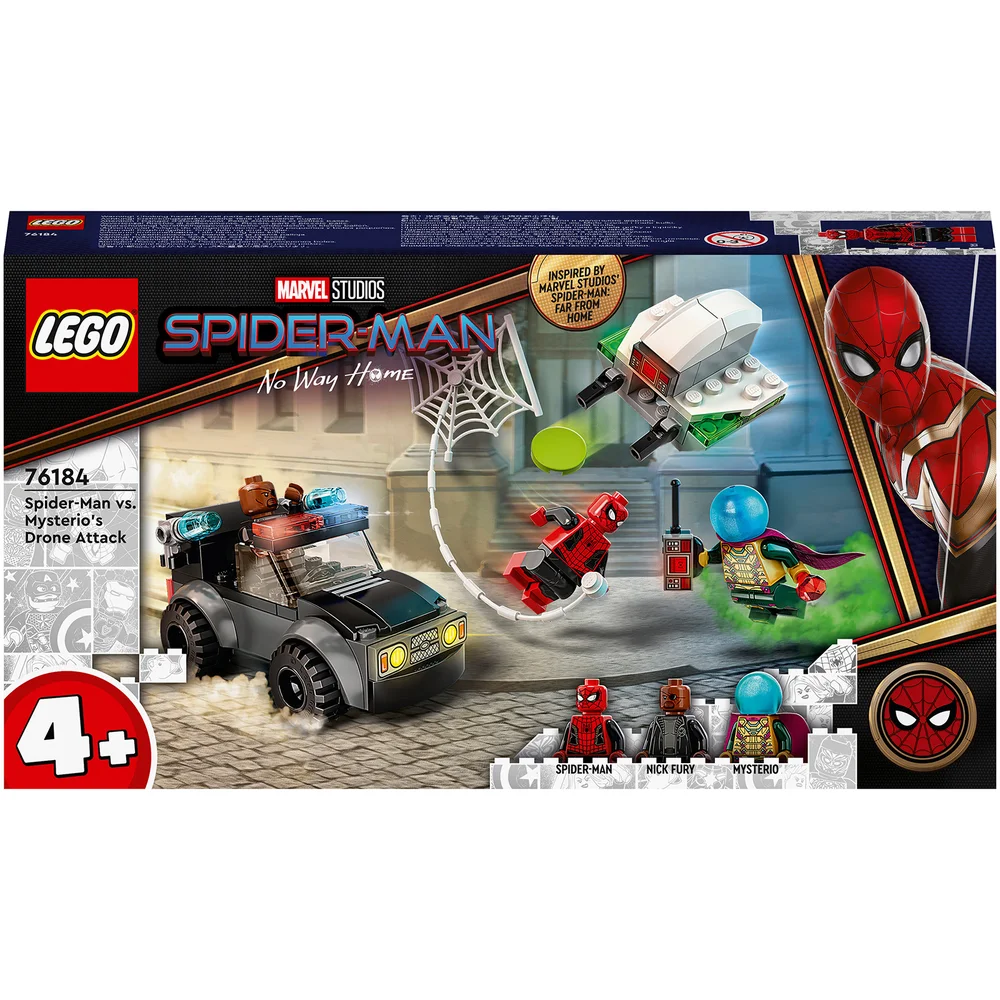LEGO Marvel L’Attaque du Drone : Spider-Man Contre Mystério, Jeu de Construction(76184) Image 1