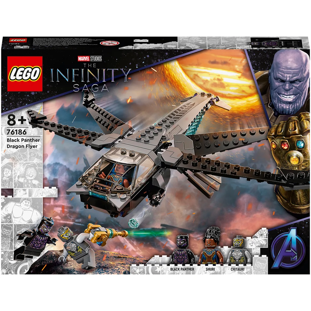 LEGO® Marvel Le dragon volant de Black Panther (76186) Image 1