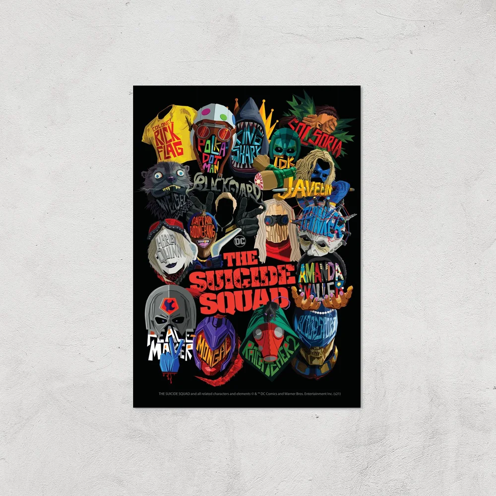Suicide Squad Poster Giclee Art Print - A4 - Print Only Image 1