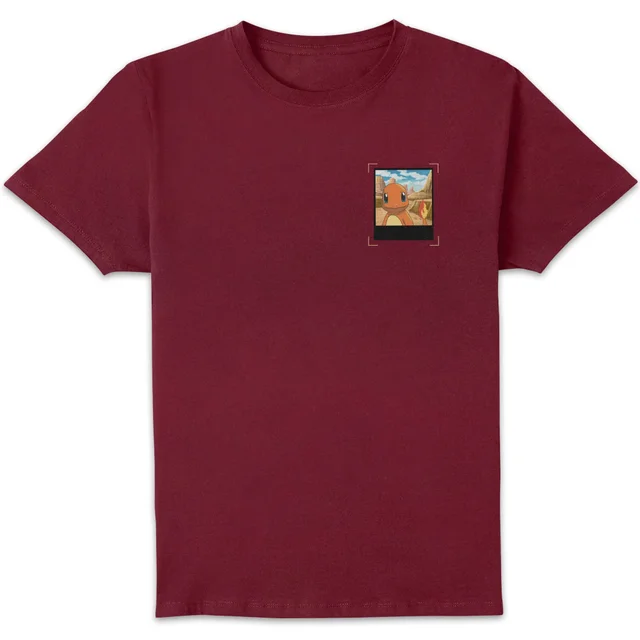 T-Shirt unisexe Pokémon Salamèche - Bordeaux