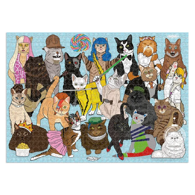 Celebri Cats Jigsaw Puzzle