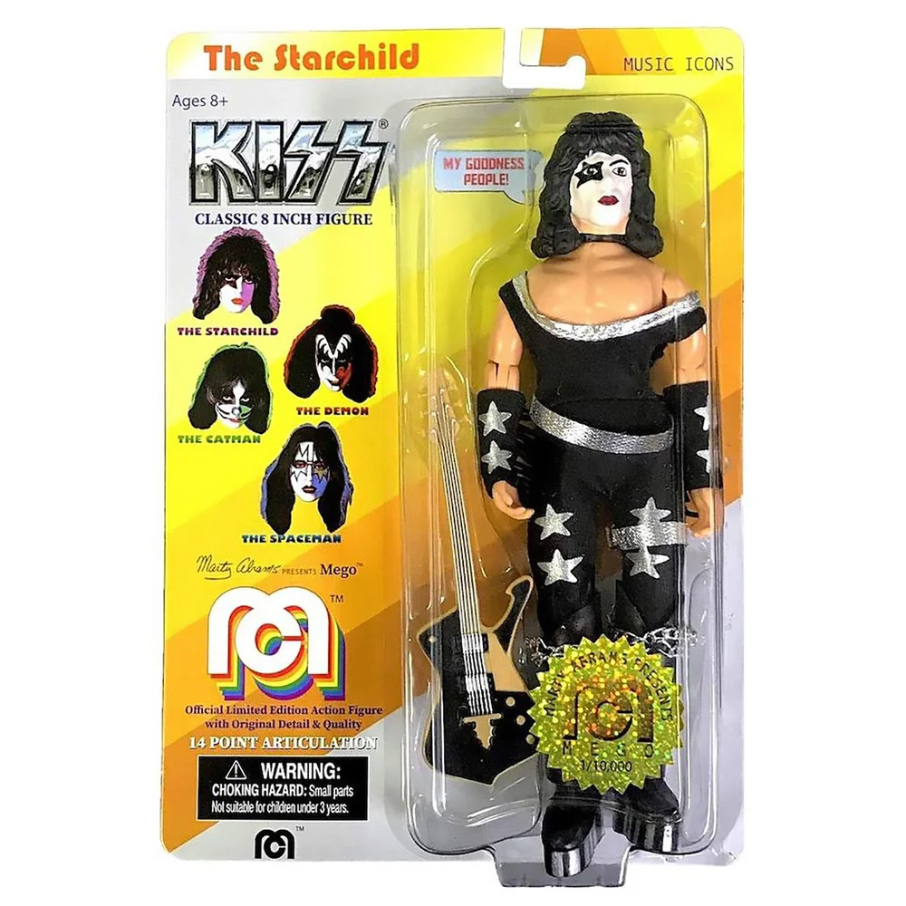 Mego 20 cm Kiss Figurine articulée Paul Stanley Image 1