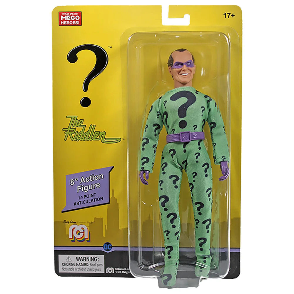 Mego 20 cm DC Comics Figurine articulée The Riddler (Batman) Image 1