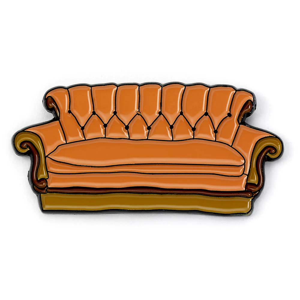 Friends The TV Series Pivot, Pivot, Sofa Pin Badge - Brown Image 1