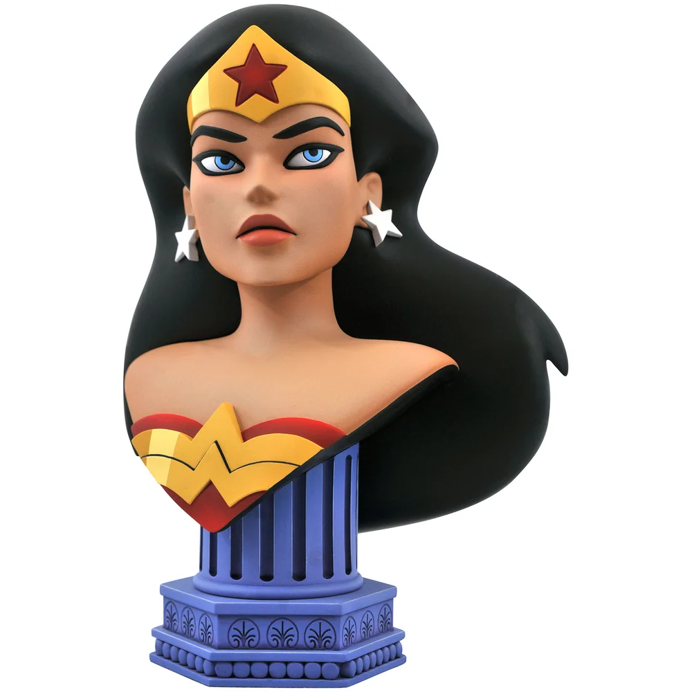 Diamond Select DC Animated Universe Legends In 3D 1/2 Scale Bust - Wonder Woman Image 1