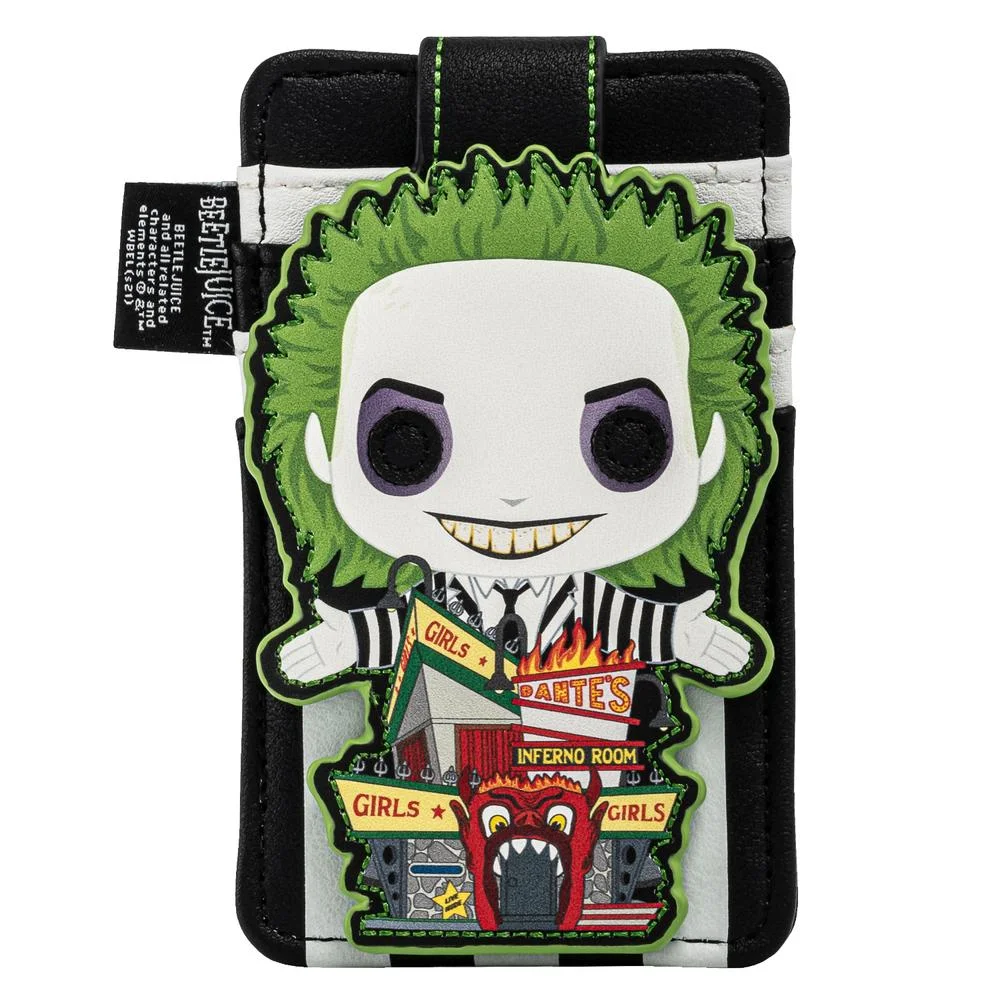 Pop By Loungefly Beetlejuice Dantes Inferno Card Holder Image 1