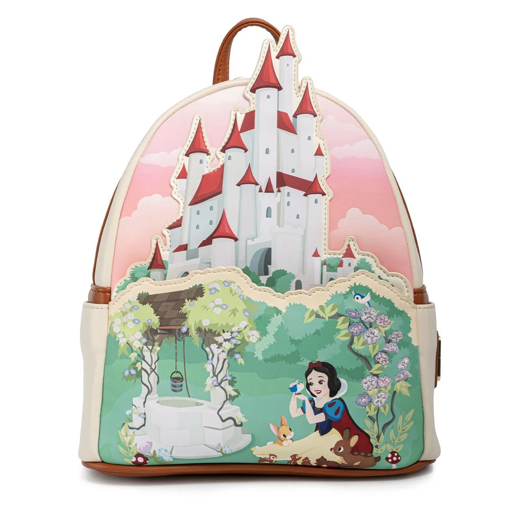 Loungefly Disney Snow White Castle Series Mini Backpack Image 1