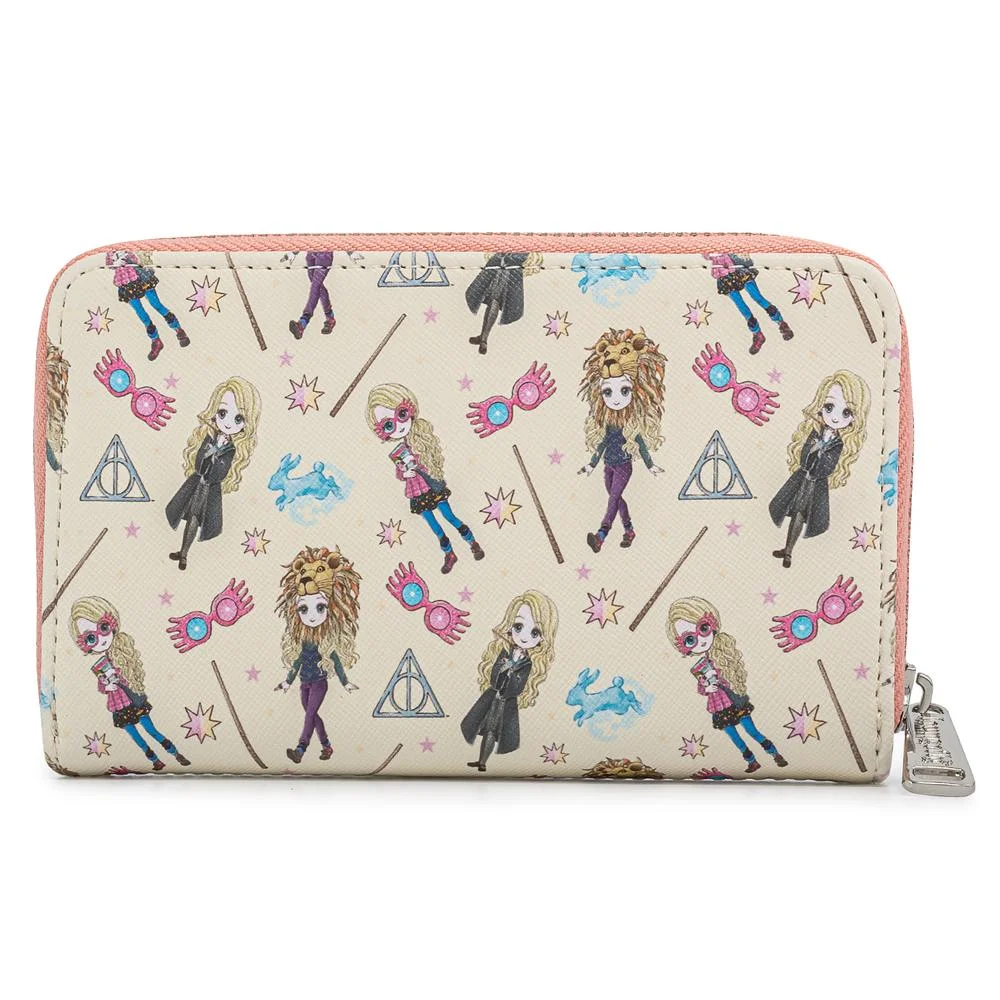 Loungefly Harry Potter Luna Lovegood AOP Zip Around Wallet Image 1