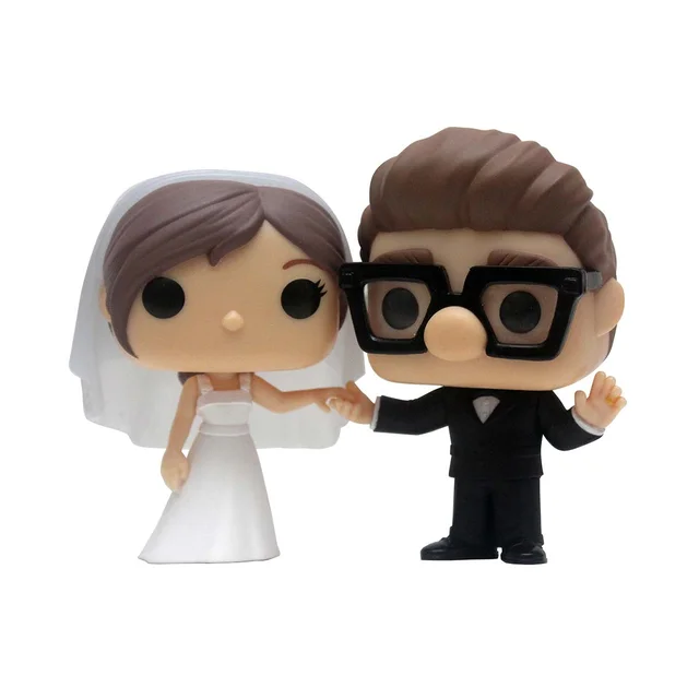 PIAB Figurines EXC Disney Là-Haut Mariage Ellie & Carl - Lot de 2 figurines Funko Pop!