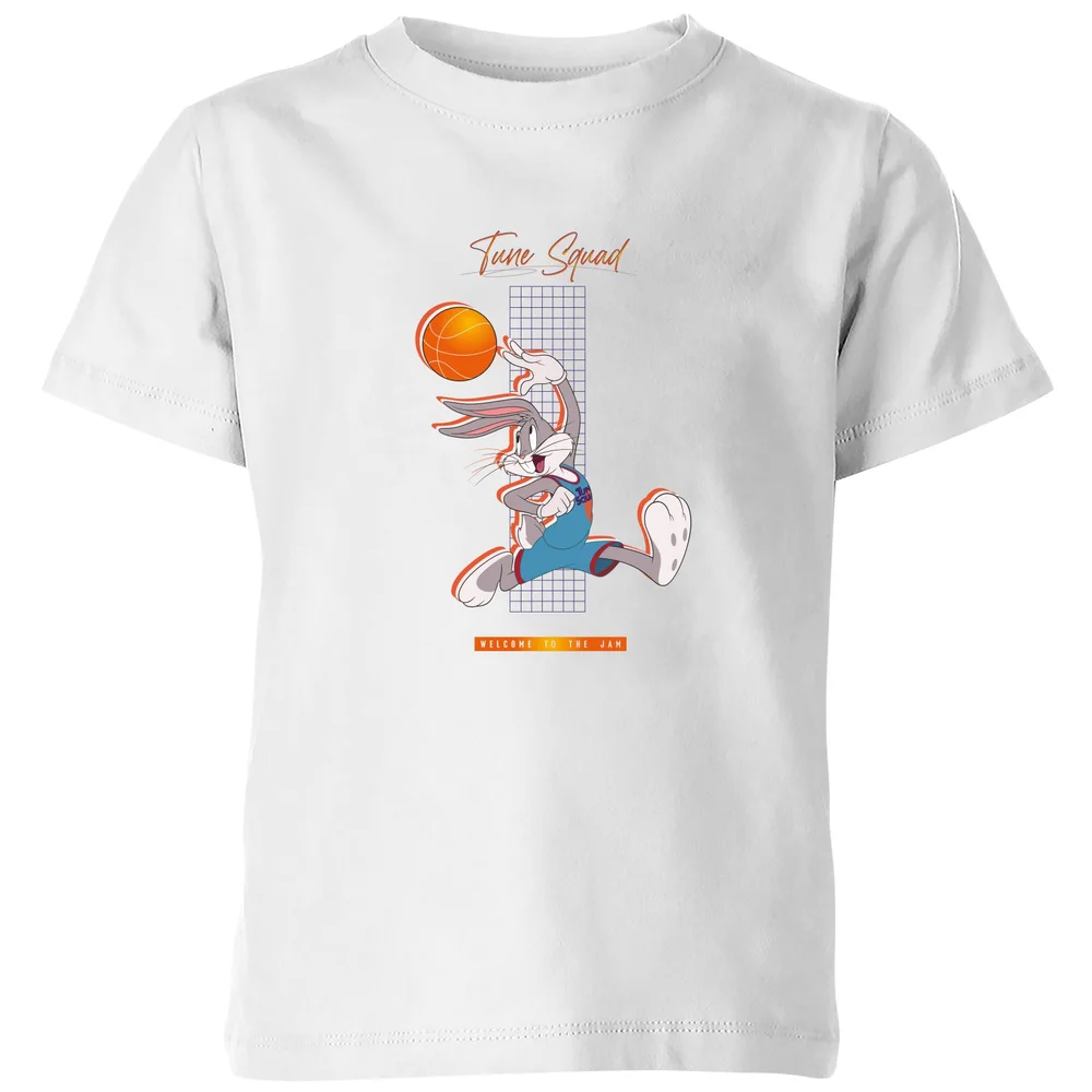Space Jam Bugs Bunny Basketball Kids' T-Shirt - White - 3-4 ans Image 1