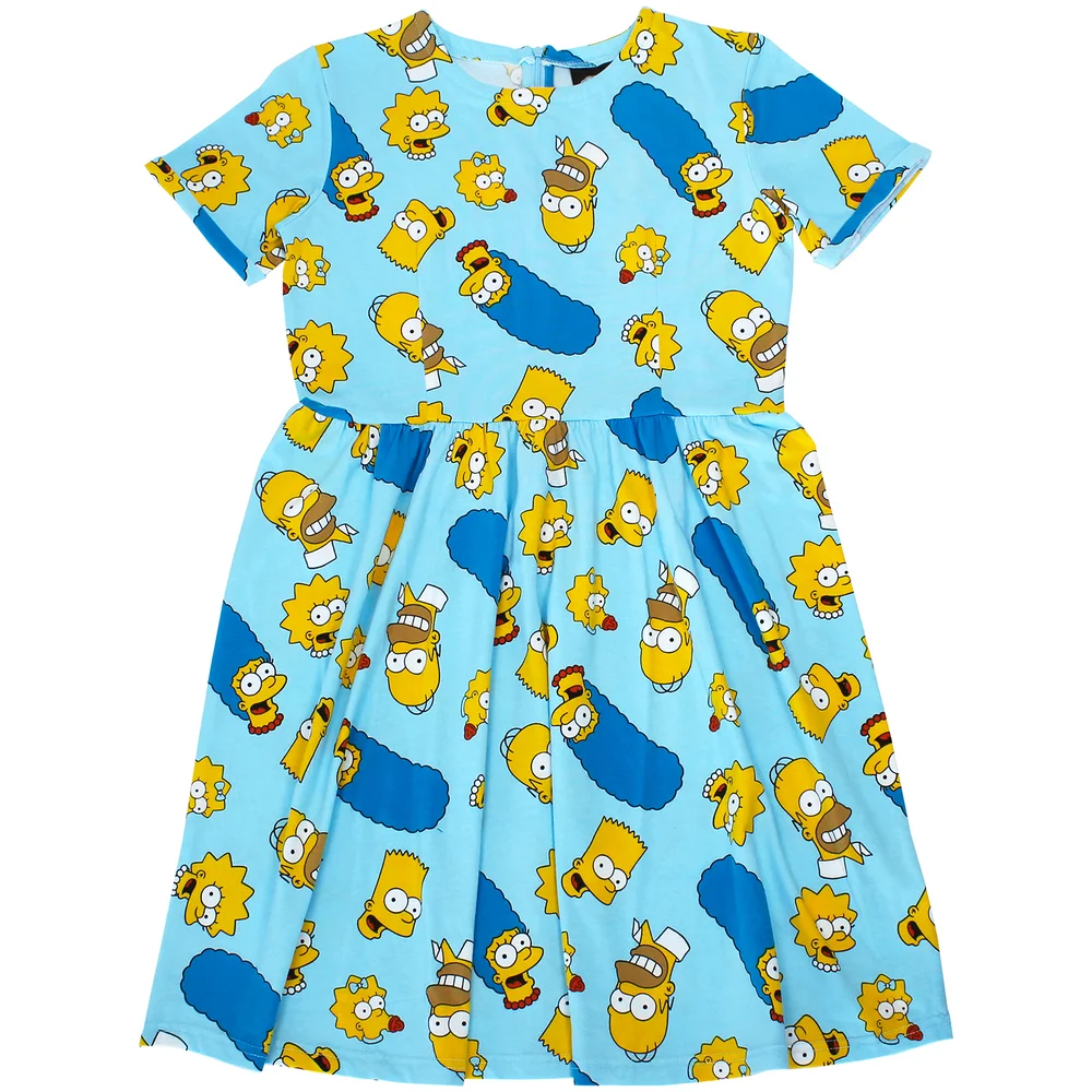 Cakeworthy x The Simpsons - Simpsons Family Toss Print Dress - S Image 1