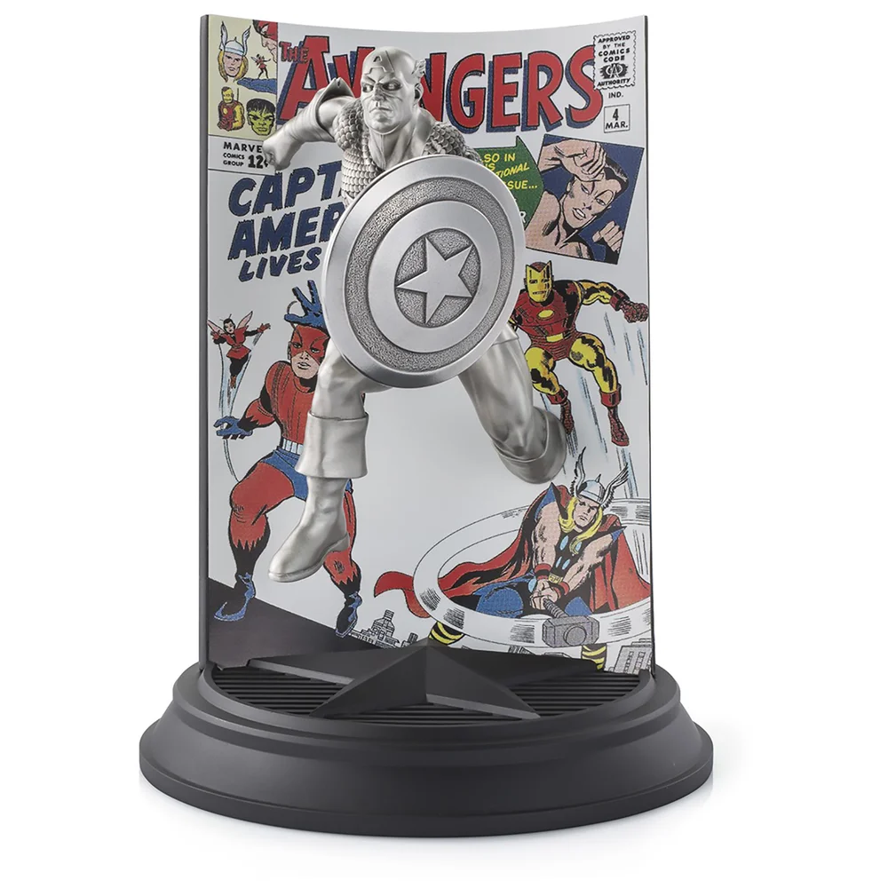 Royal Selangor Limited Edition Marvel Captain America The Avengers #4 Pewter Statue Image 1