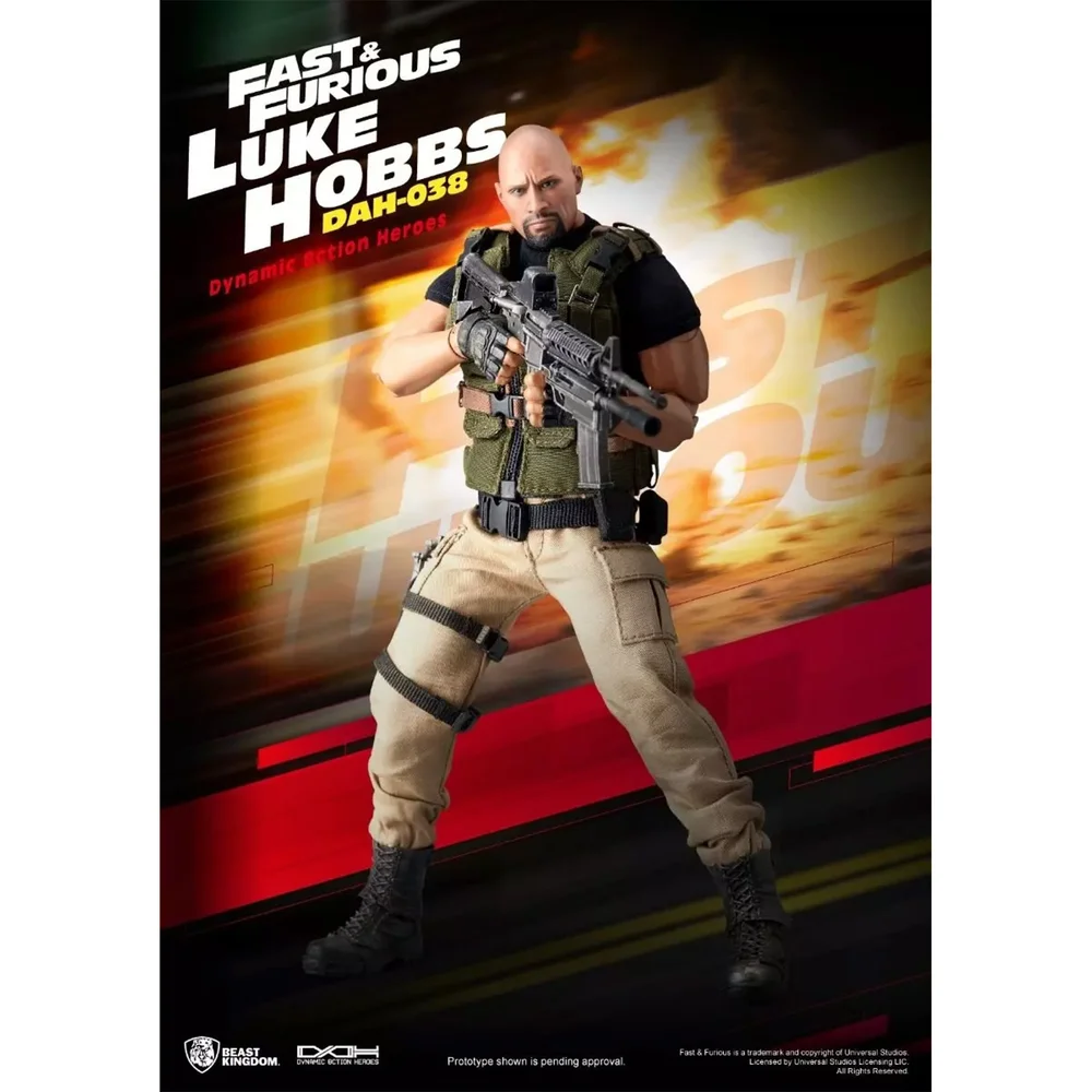 Beast Kingdom Fast & Furious Dynamic 8ction Heroes Figure - Luke Hobbs Image 1