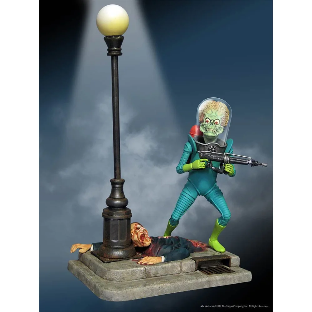 Mars Attacks ! échelle 1:8 Figurine martien - Modèle réduit en plastique Image 1