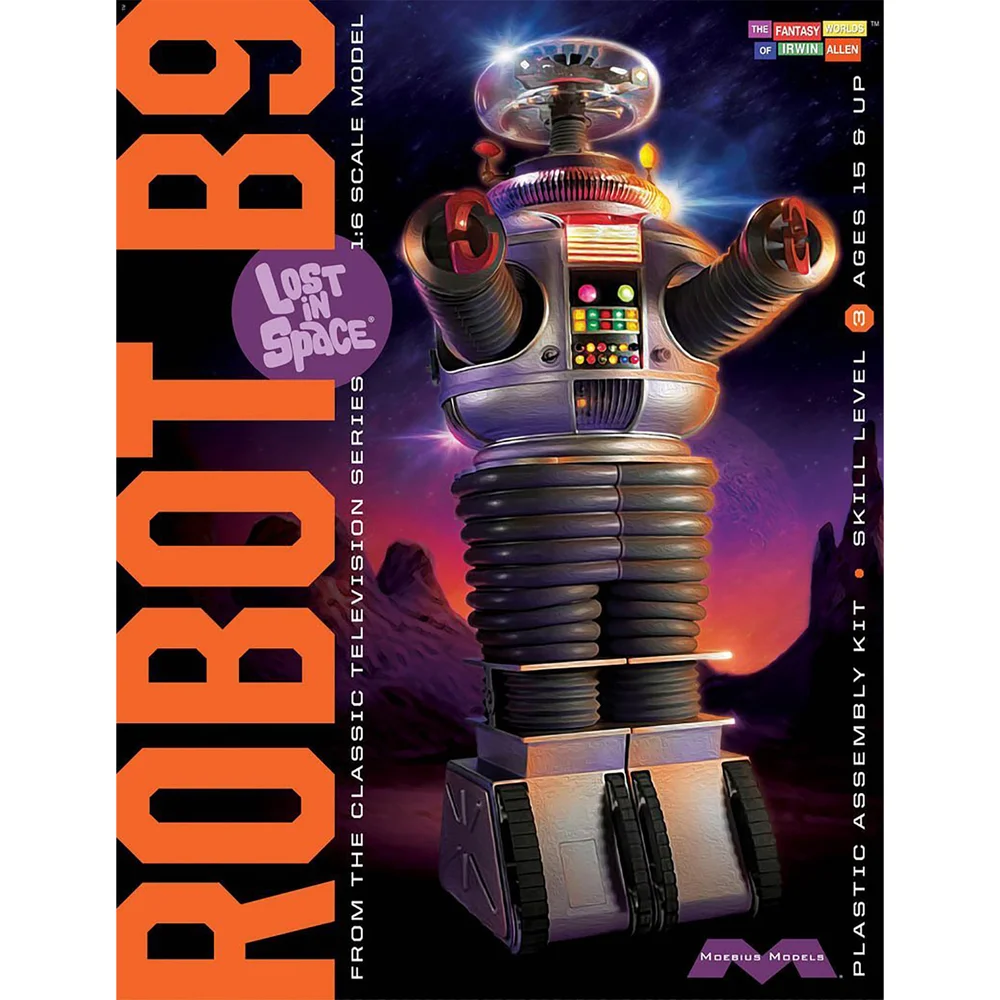 Robot B9 échelle 1:6 Perdus dans l'espace - Modèle réduit en plastique Image 1