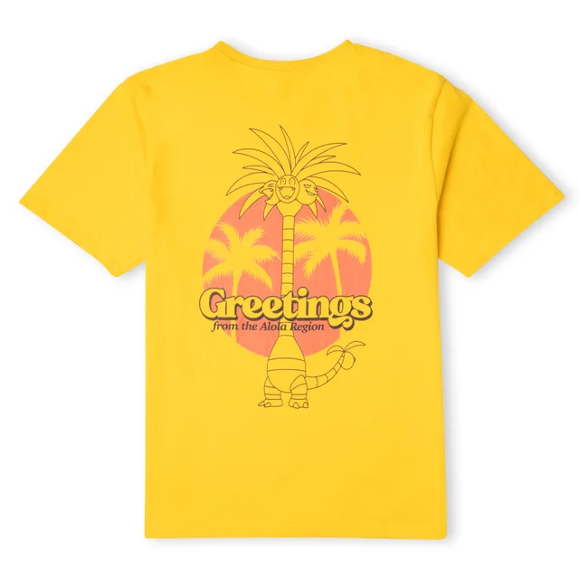 Pokémon Noadkoko Island Tour T-Shirt Homme - Jaune