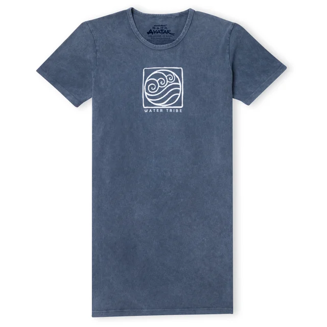 Avatar Water Tribe Robe T-Shirt Femme - Marine Délavé
