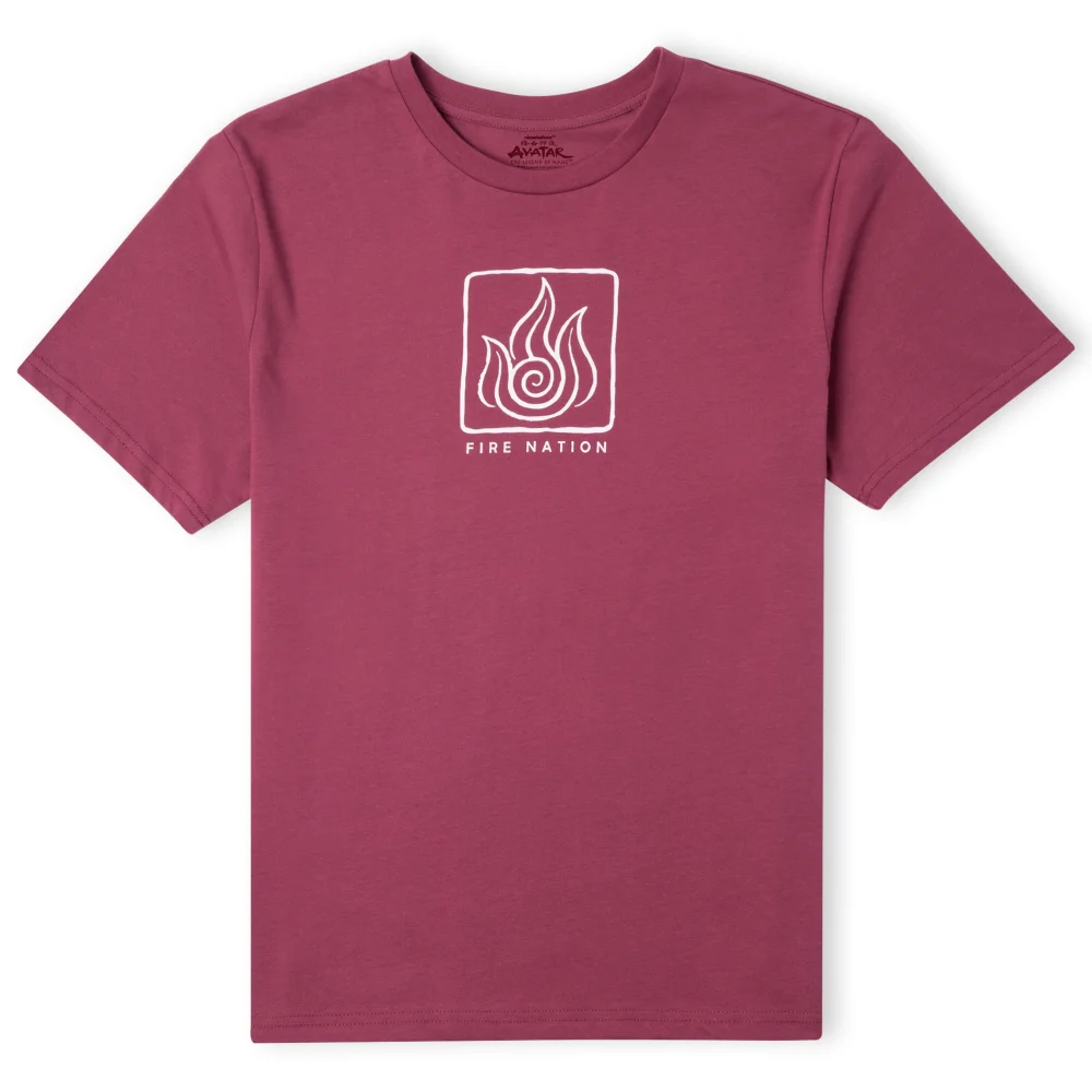 Avatar Fire Nation T-Shirt Unisexe - Bordeaux - S Image 1