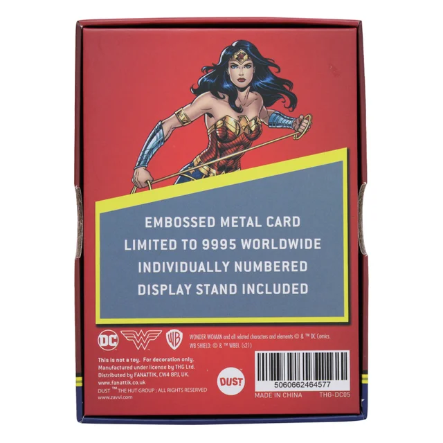DUST DC Comics Lingot Édition limitée Wonder Woman