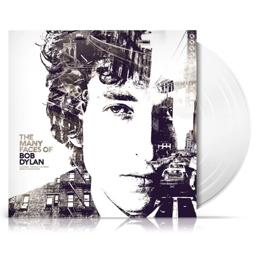 The Many Faces Of Bob Dylan (Édition limitée) 2LP transparent Image 1