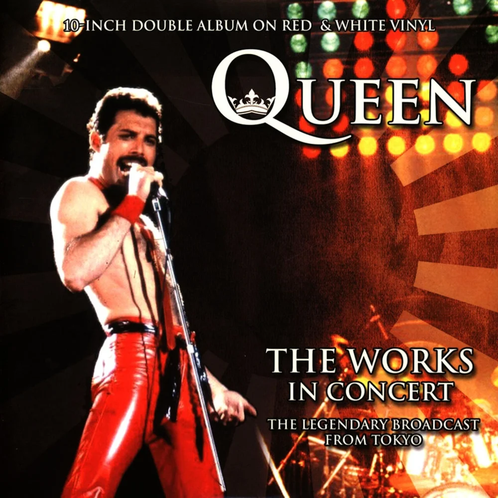 Queen - The Works In Concert (Vinyle rouge et blanc) 2x25 cm Image 1