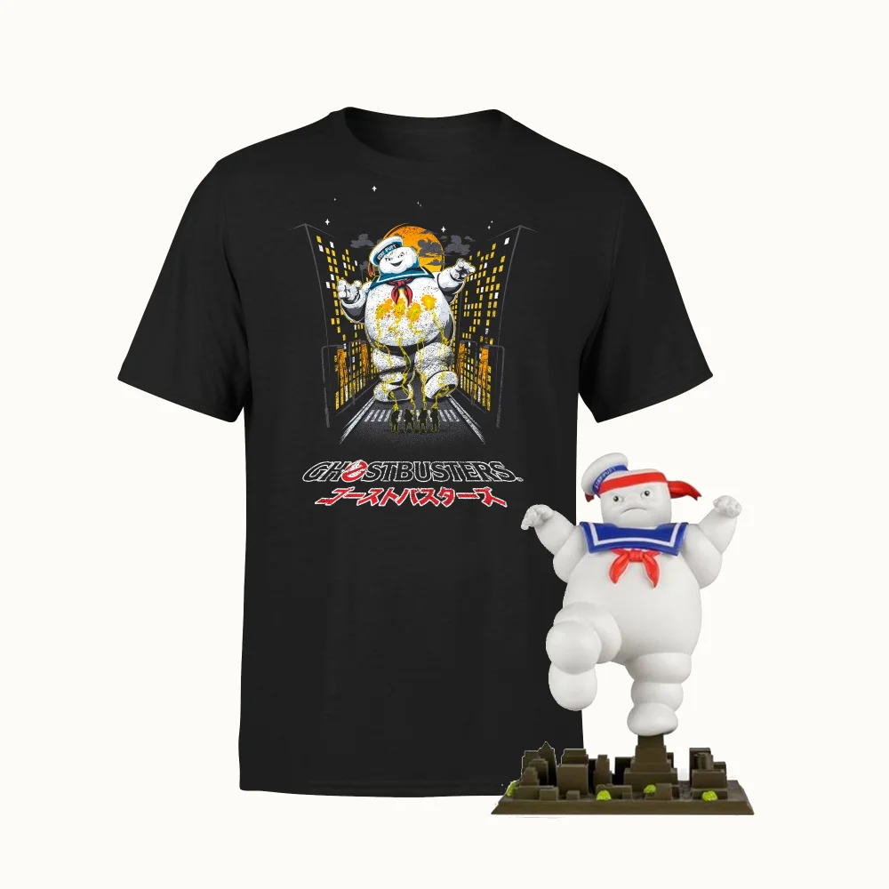 Ghostbuster Stay Puft Marshmallow Collectible And T-Shirt Bundle - Homme - S Image 1