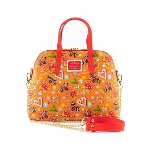 Loungefly Disney Seasonal Ginger Bread Aop Crossbody Bag Image 1