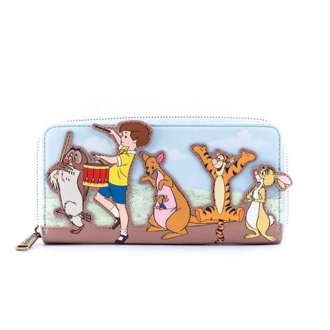 Loungefly Disney Winnie The Pooh 95th Anniversary Parade Zip Around Wallet Image 1