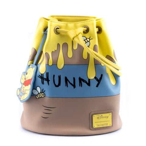Loungefly Disney Winnie The Pooh 95th Anniversary Honeypot Convertible Bucket Backpack Image 1