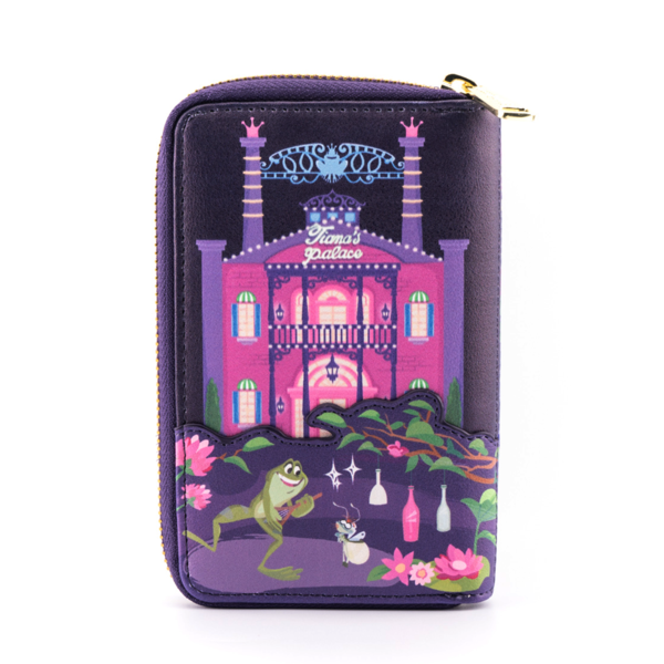 Loungefly Disney Princess And The Frog Tiana's Palace Zip Around Wallet Image 1