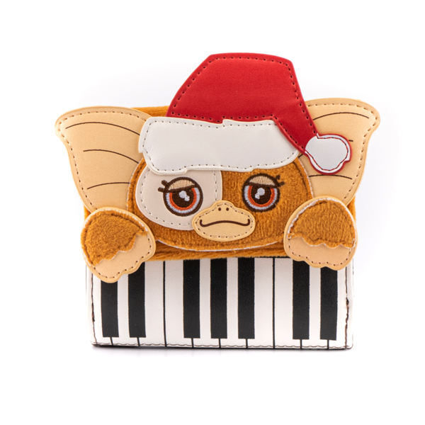 Loungefly Gremlins Gizmo Holiday Keyboard Cosplay Zip Around Wallet Image 1