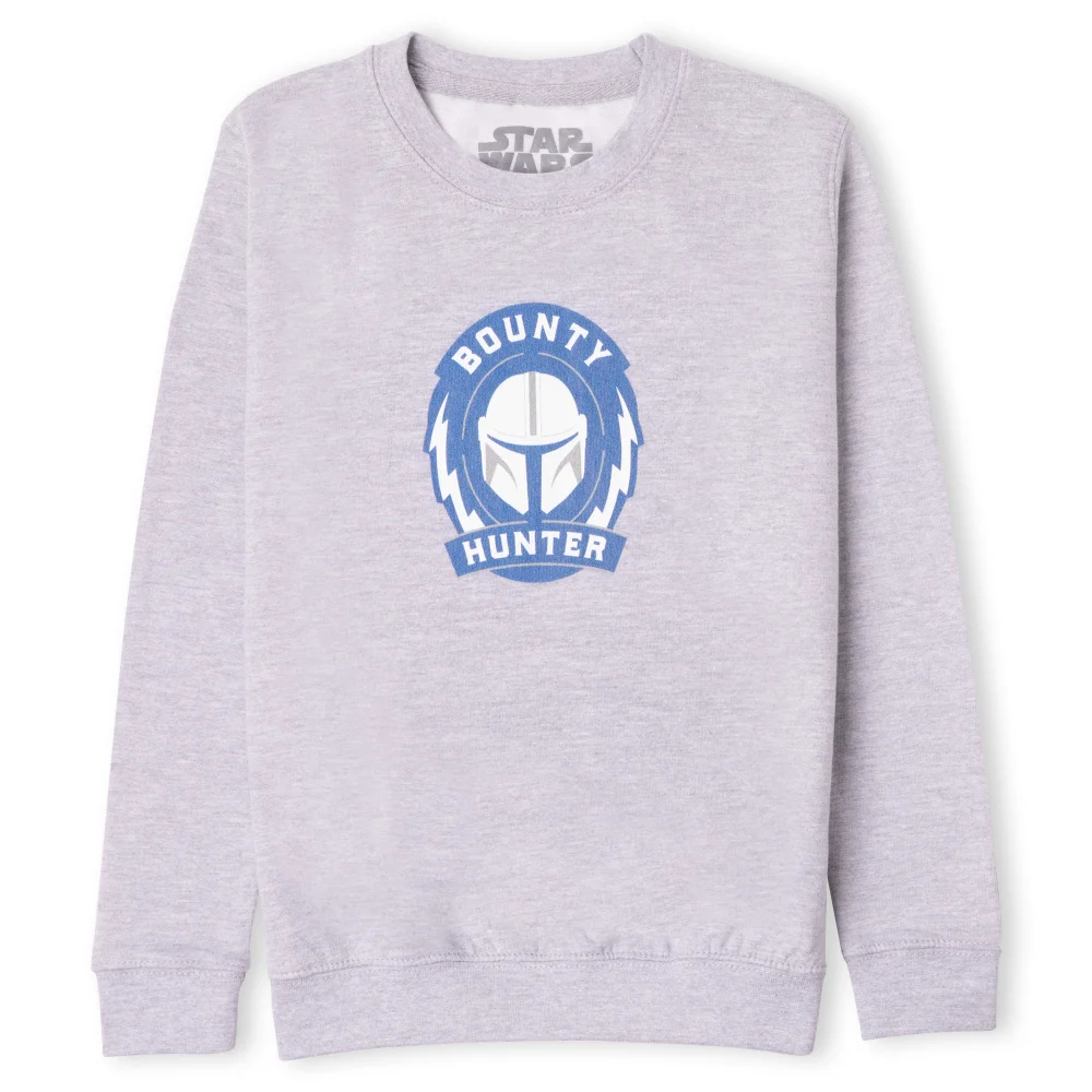Star Wars The Mandalorian Bounty Hunter Kids' Sweatshirt - Grey - 3-4 ans Image 1