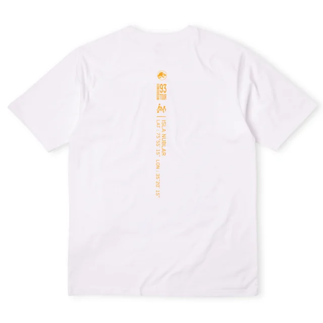 Limited Edition Jurassic Park Warning Tape Unisex T-Shirt - White