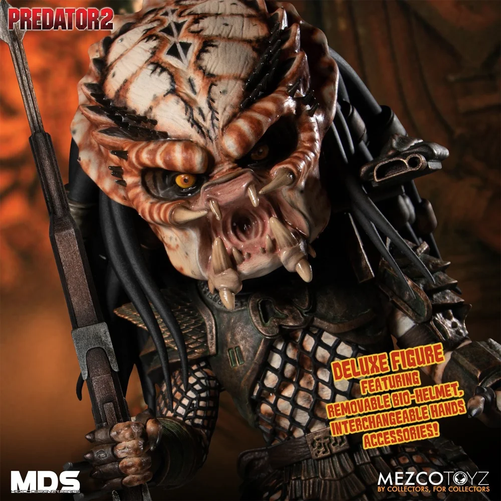 Mezco Predator 2 City Hunter Designer Series Deluxe Figurine articulée 15 cm Image 1
