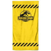 Jurassic Park Tape Beach Towel
