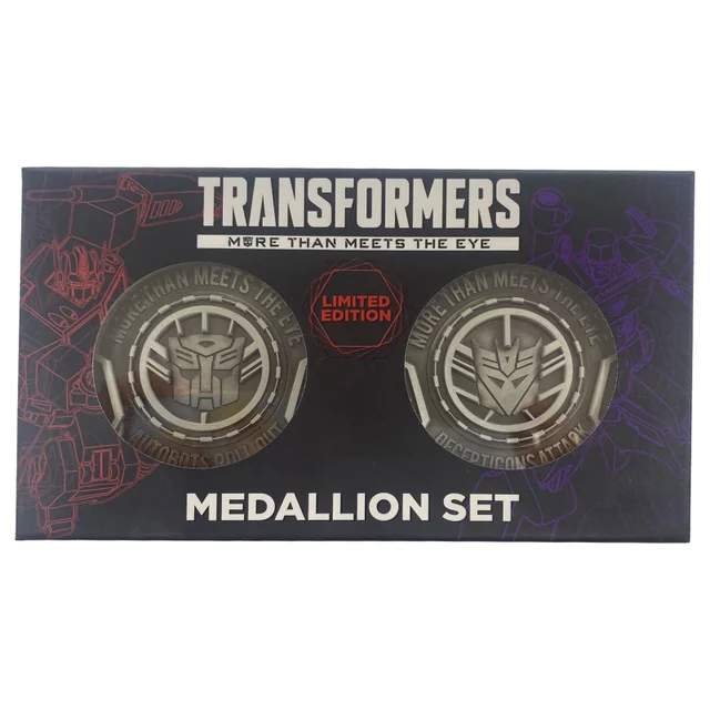 Fanattik Transformers Set de médaillons en Édition limitée