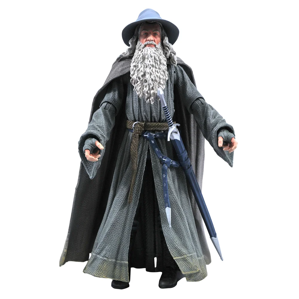 Diamond Select Lord Of The Rings Deluxe Action Figure - Gandalf The Grey Image 1