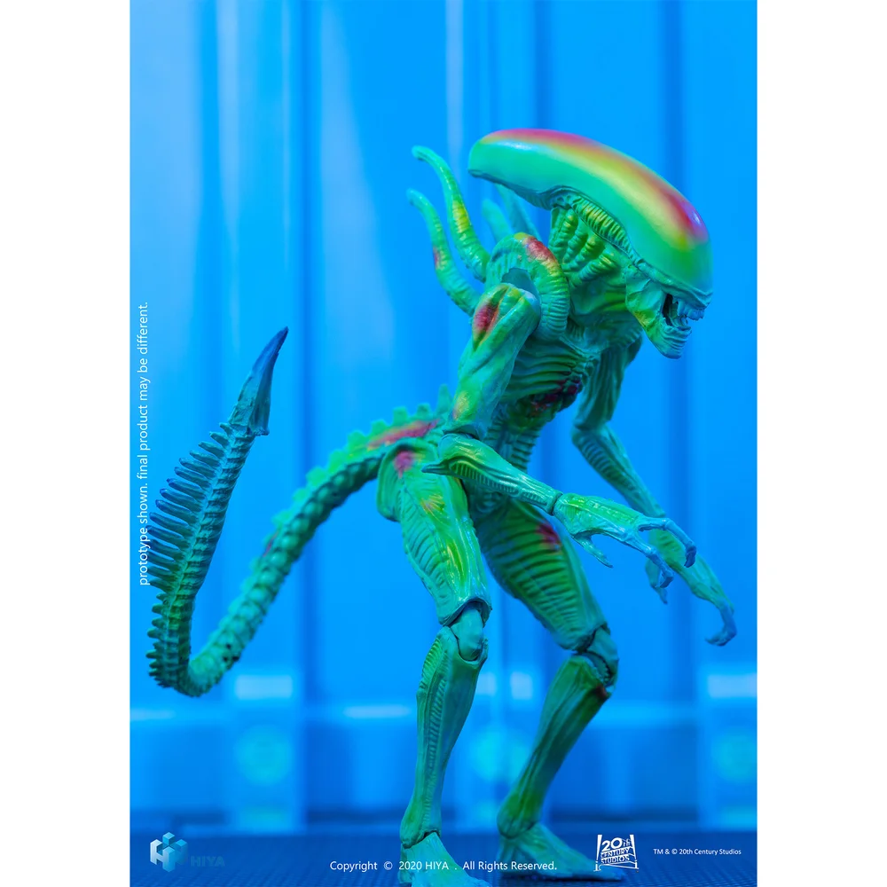 HIYA Toys Alien Vs. Predator Vision Thermale Alien Warrior Mini-figurine exquise échelle 1/18 Image 1