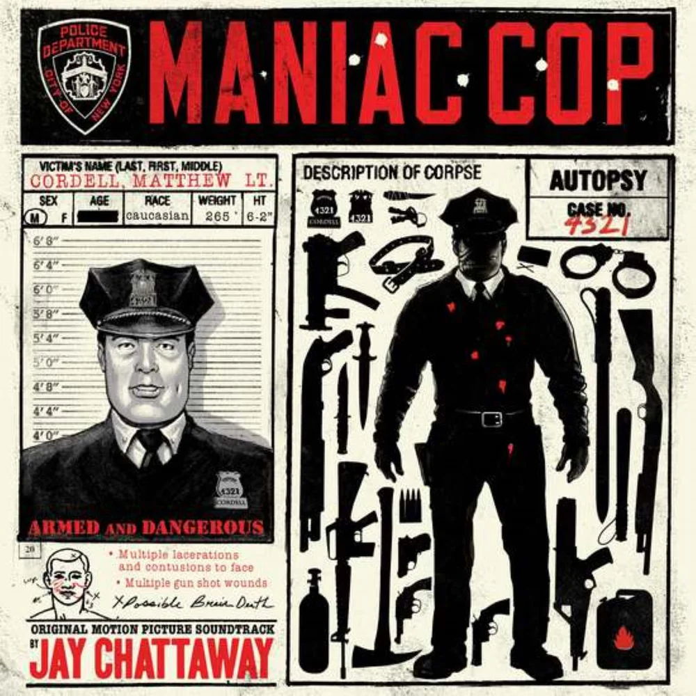 Ship To Shore - Maniac Cop (Bande son originale) LP (Rouge) Image 1