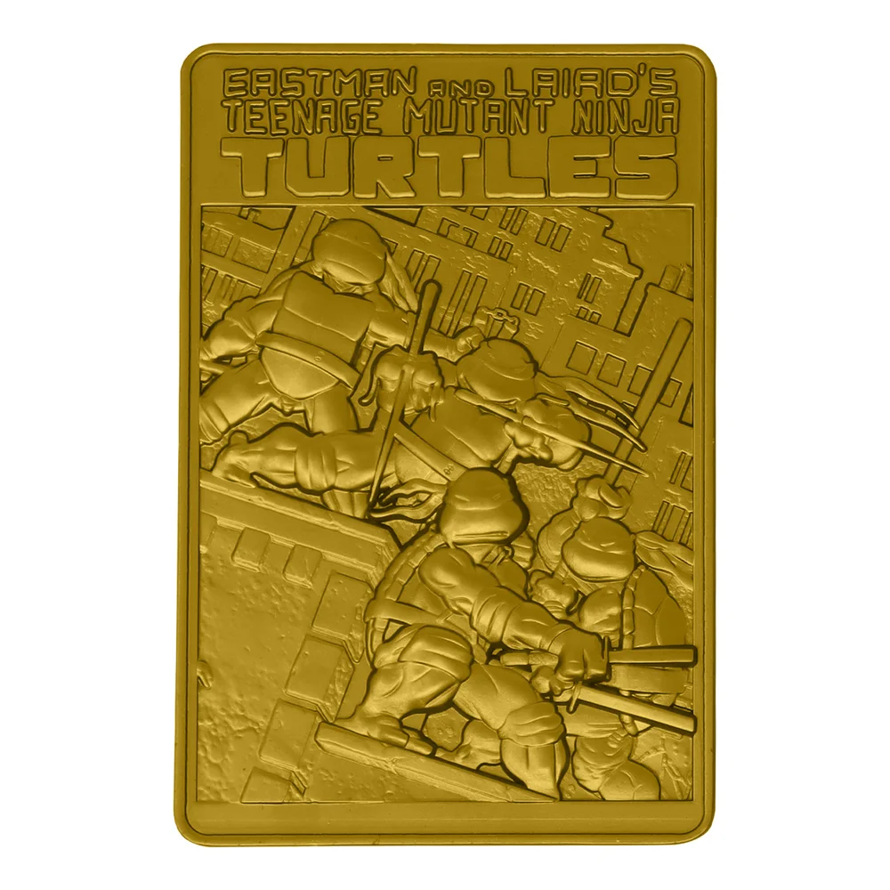 Fanattik Teenage Mutant Ninja Turtles 24k gold plated ingot Image 1