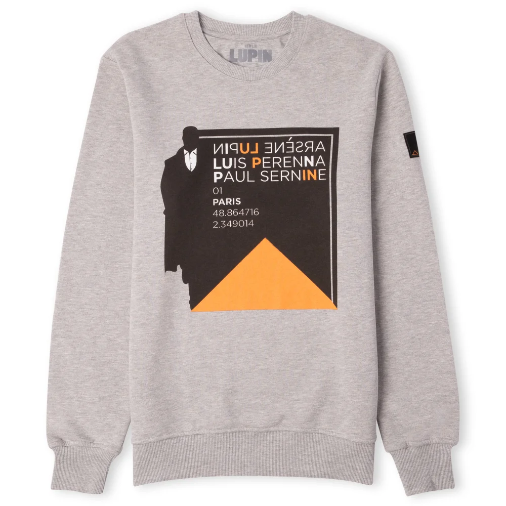 Lupin Silhouette Sweatshirt Unisexe - Gris - S Image 1