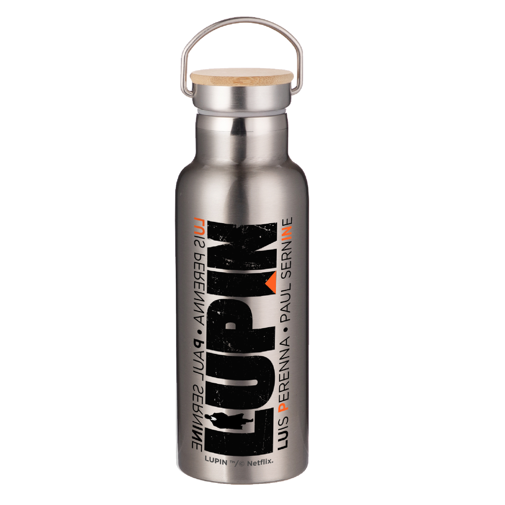 Lupin Bouteille Thermique de Voyage Slogan - Acier Image 1