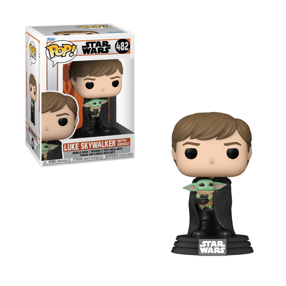 Star Wars The Mandalorian Luke Skywalker with The Child Funko Pop! Vinyl Image 1