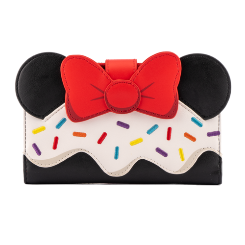 Loungefly Disney Minnie Sweets Collection Flap Wallet Image 1