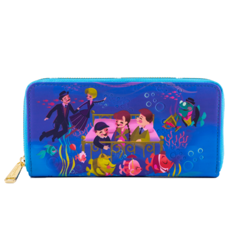 Loungefly Disney Bedknobs And Broomsticks Underwater Zip Around Wallet Image 1