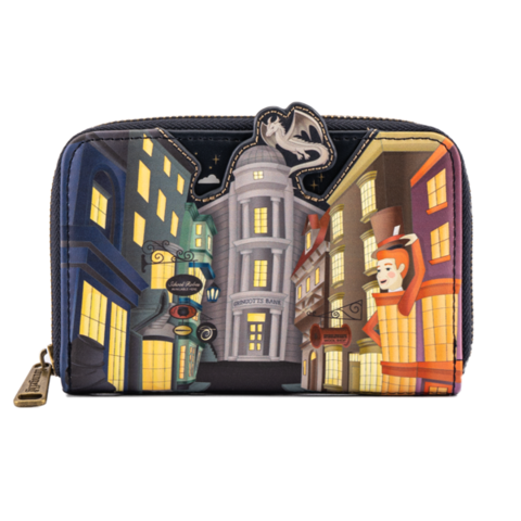 Loungefly Harry Potter Diagon Alley Zip Around Wallet Image 1