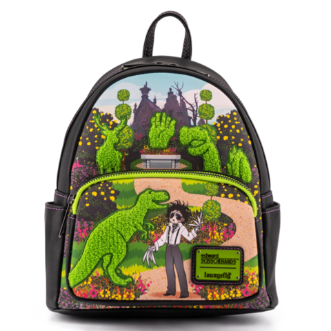 Loungefly Fox Edward Scissorhands Topiary Mini Backpack Image 1